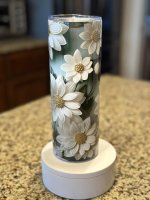 3d Floral - White Daisies