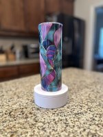 Green and Purple Stain Glass - 1