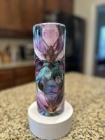 Green and Purple Stain Glass - 2